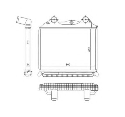 Интеркулер NRF 30204
