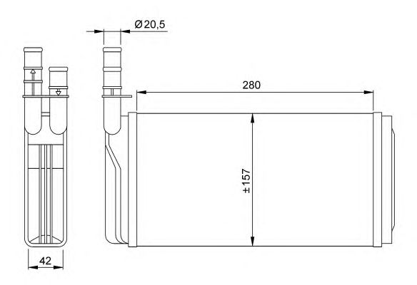 Радіатор опалення NRF 58931