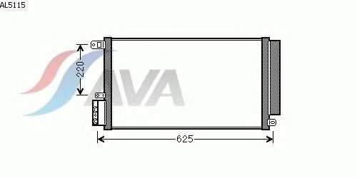 Радиатор кондиционера AVA QUALITY COOLING AL5115