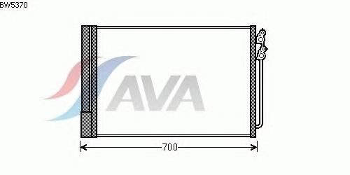 Радіатор кондиціонера AVA QUALITY COOLING BW5370
