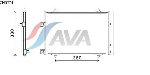 Радиатор кондиционера AVA QUALITY COOLING CN5274