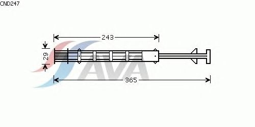Осушитель кондиционера AVA QUALITY COOLING CND247