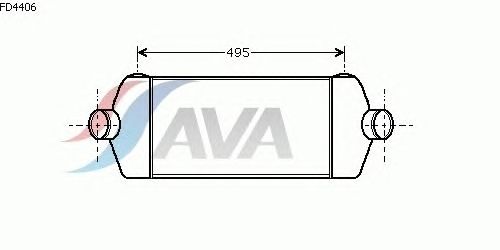 Интеркулер AVA QUALITY COOLING FD4406