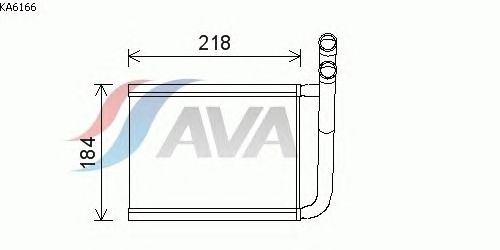 Радіатор опалення AVA QUALITY COOLING KA6166