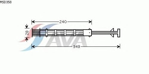 Осушитель кондиционера AVA QUALITY COOLING MSD358