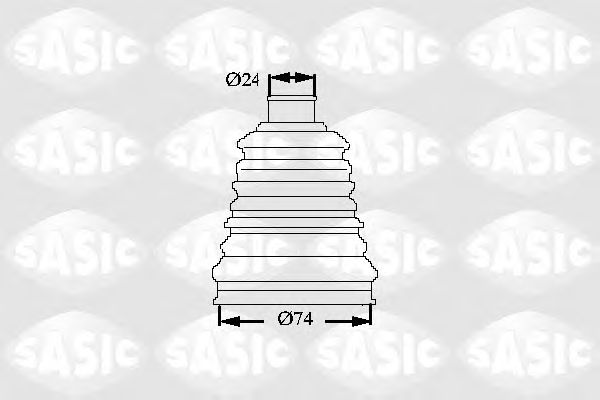 Комплект пыльника ШРУСа SASIC 2933123