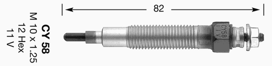 Свеча накала NGK 5486