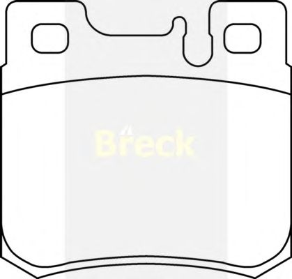 Тормозные колодки BRECK 21197 00 704 20