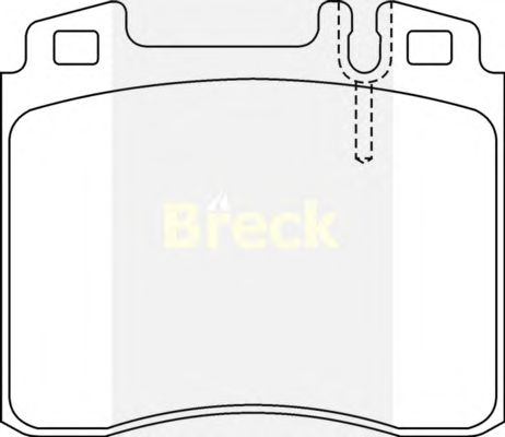 Тормозные колодки BRECK 21303 00 703 20