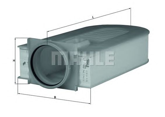 Воздушный фильтр MAHLE ORIGINAL LX 1833