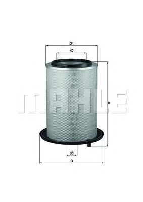 Воздушный фильтр MAHLE ORIGINAL LX 450