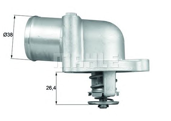 Термостат MAHLE ORIGINAL TI 78 87D