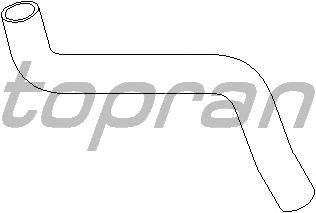 Шланг радиатора TOPRAN 102 721
