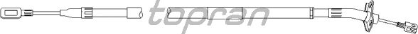 Трос ручника TOPRAN 109 811