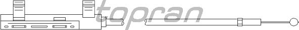 Трос замка капота TOPRAN 112 279