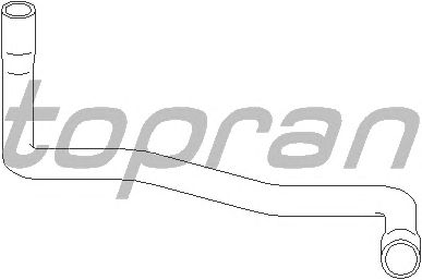 Шланг радиатора TOPRAN 401 964