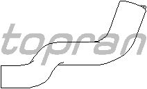 Шланг радиатора TOPRAN 721 827