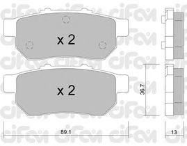 Тормозные колодки CIFAM 822-176-0
