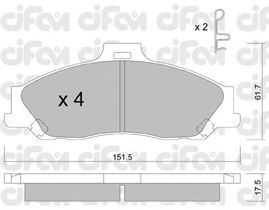 Тормозные колодки CIFAM 822-479-0