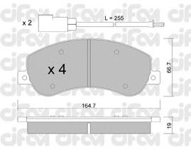 Тормозные колодки CIFAM 822-680-0