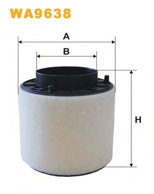 Воздушный фильтр WIX FILTERS WA9638