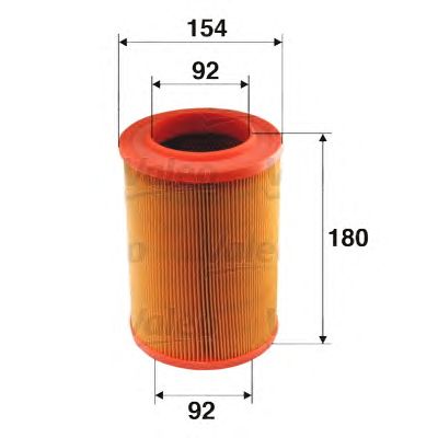 Повітряний фільтр VALEO 585604