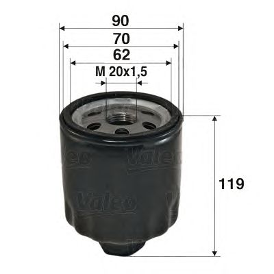 Масляний фільтр VALEO 586020