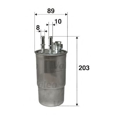 Топливный фильтр VALEO 587536