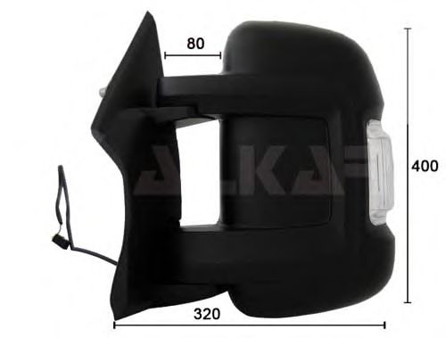 Зеркало заднего вида ALKAR 9201922
