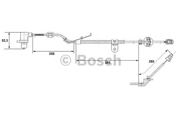 Датчик вращения колеса BOSCH 0 265 006 674