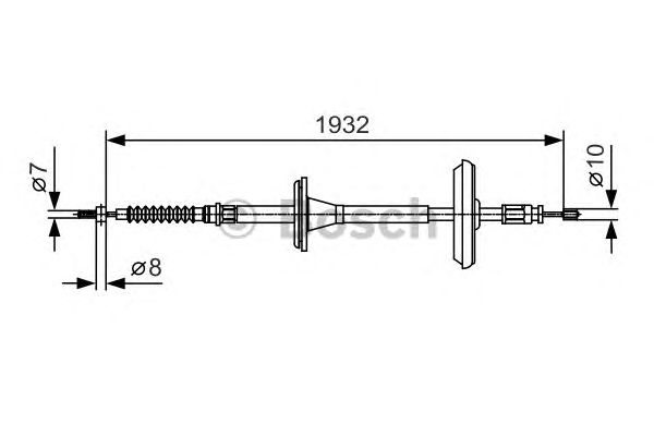 Трос ручника BOSCH 1 987 482 021