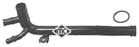 Патрубок системы охлаждения Metalcaucho 03109