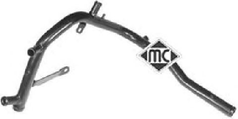 Патрубок системы охлаждения Metalcaucho 03180