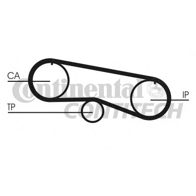 Комплект ремня ГРМ CONTITECH CT933K1