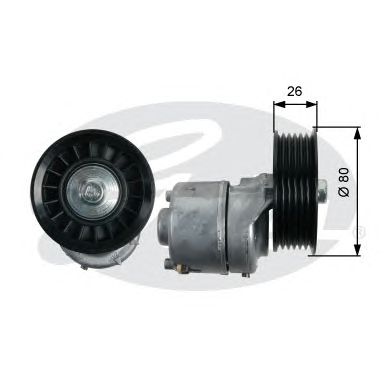 Натяжной ролик поликлинового ремня GATES T39222
