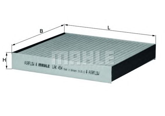 Фильтр салона KNECHT LAK 454