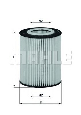 Масляный фильтр KNECHT OX 433D