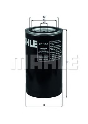 Топливный фильтр KNECHT KC 188