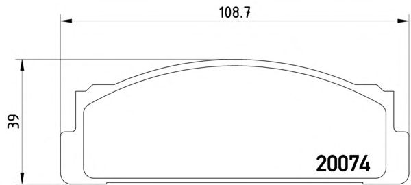 Гальмівні колодки TEXTAR 2007404