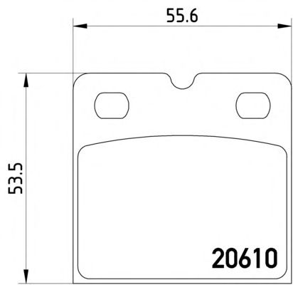 Тормозные колодки TEXTAR 2061005