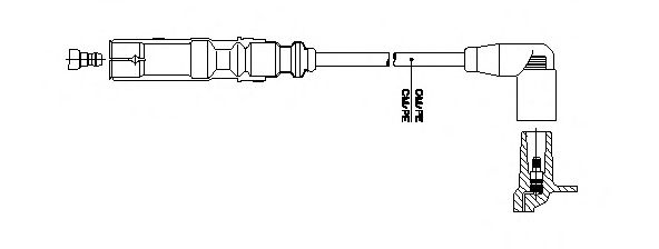 Высоковольтный провод BREMI 1A22/46