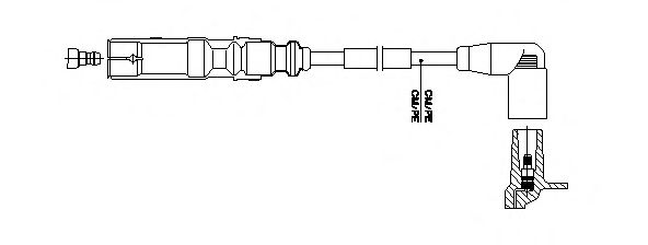 Високовольтний провід BREMI 1A22E26