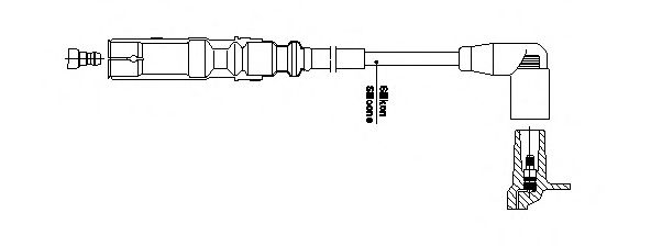 Высоковольтный провод BREMI 1A32E78