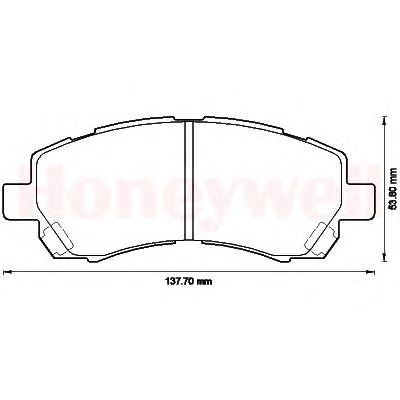 Тормозные колодки JURID 572566J