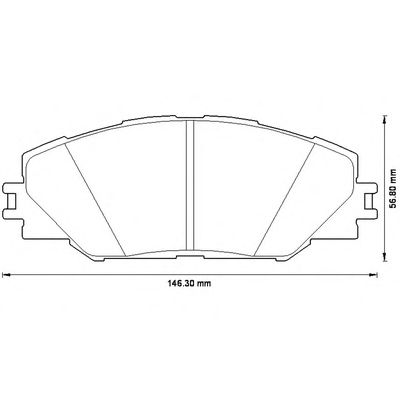 Тормозные колодки JURID 572569J