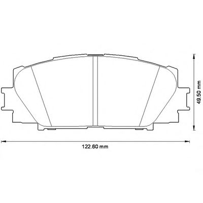 Тормозные колодки JURID 572578J