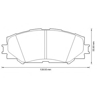 Тормозные колодки JURID 572598J
