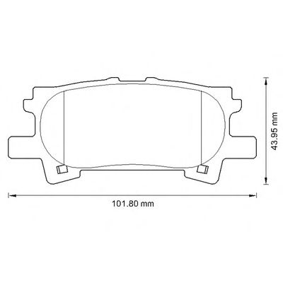 Тормозные колодки JURID 572621J