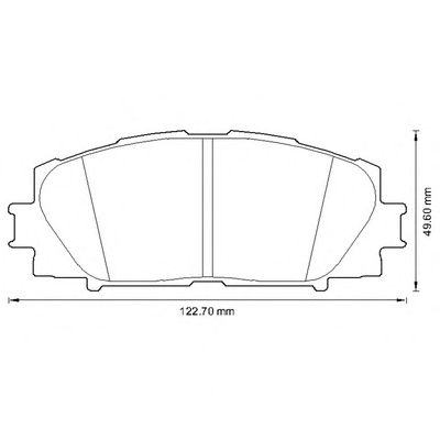 Тормозные колодки JURID 572631J