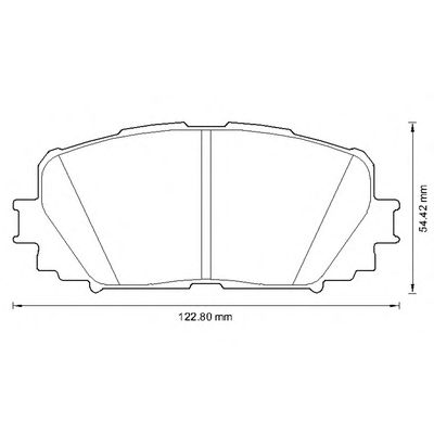 Тормозные колодки BENDIX 572594B